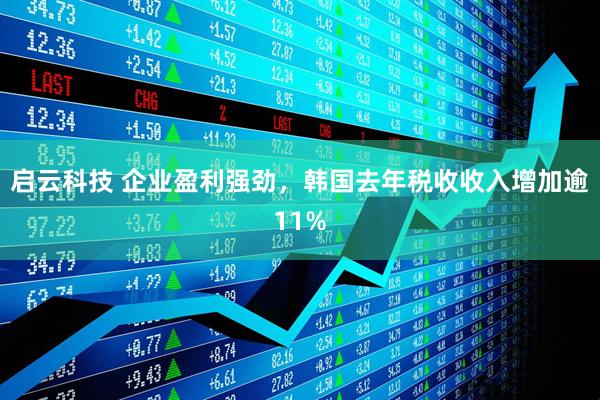 启云科技 企业盈利强劲，韩国去年税收收入增加逾11%